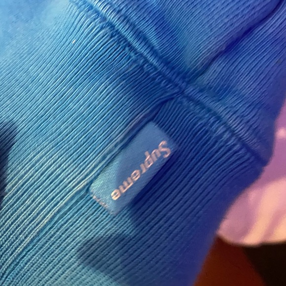 Blue SUPREME sweatshirt. RARE!! Size XL. - Picture 5 of 8